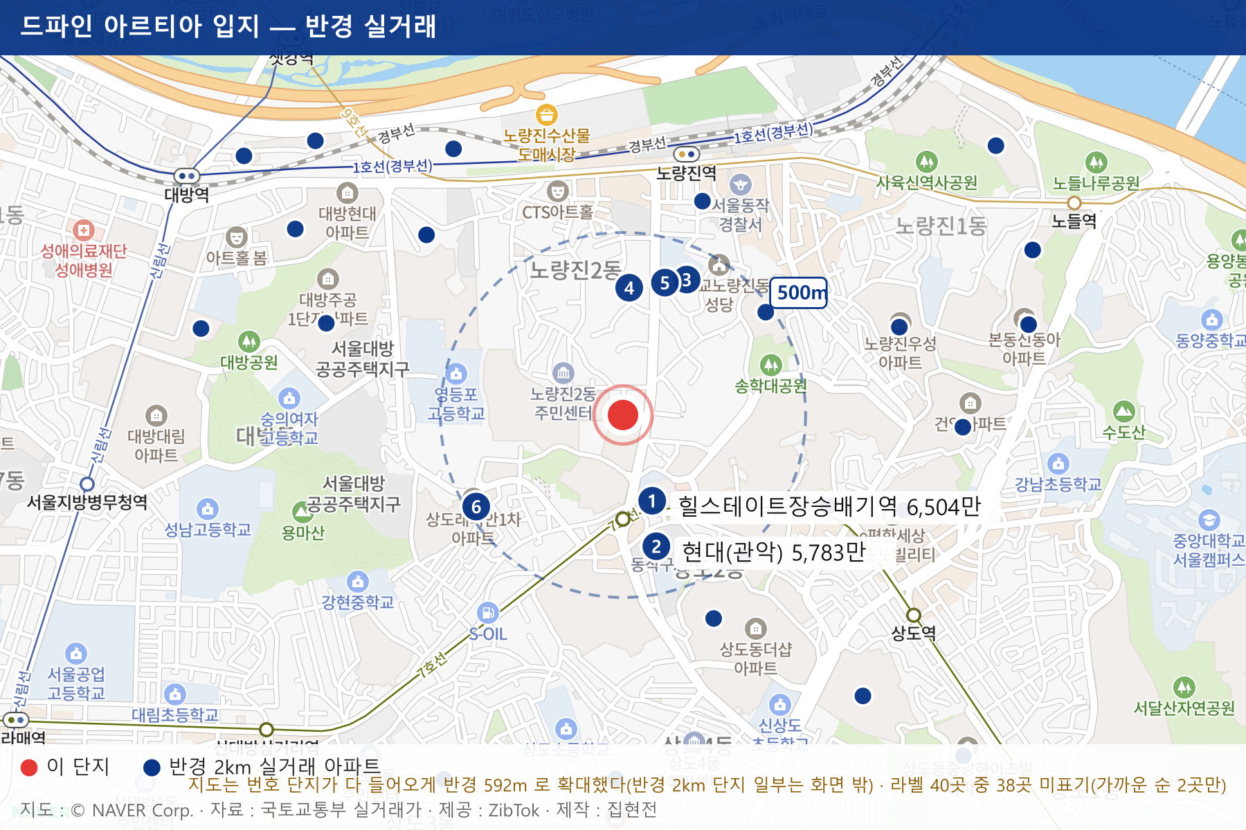 드파인 아르티아 입지 지도