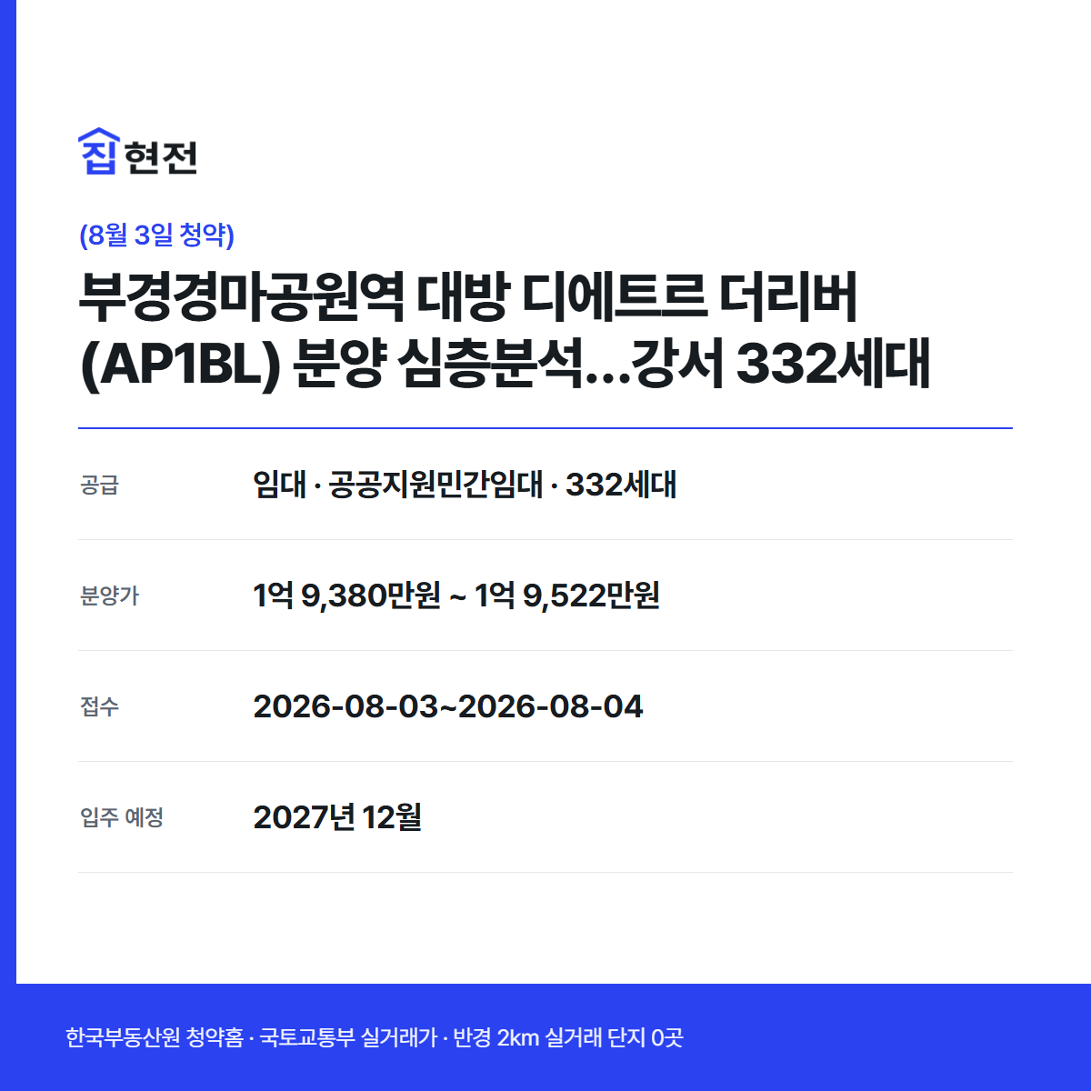 임대 · 공공지원민간임대 · 332세대 · 접수 2026-08-03~2026-08-04